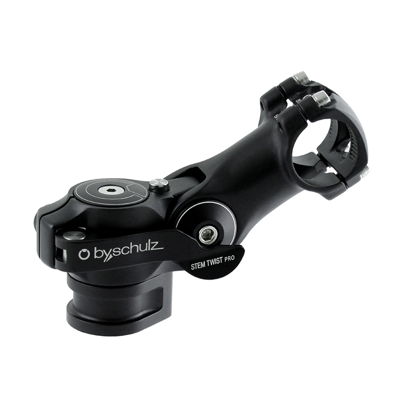 by.Schulz Vorbau, STEM TWIST PRO SDS 31.8 Ausladung:103 Winkel: -30°/+50° Klemm-ID:28.6 ALU 3D black