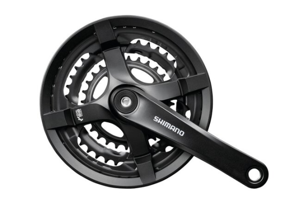 Shimano Kettenradgarnitur TY FC-TY501 170 mm 42X34X24 Hosenschutz schwarz