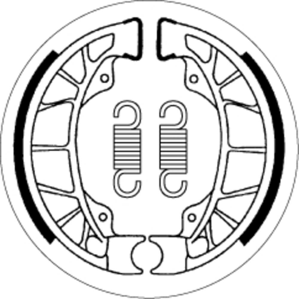 SBS Bremsbacken 2195 Ø 110x25