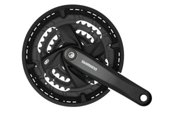 Shimano Kettenradgarnitur FC-M371 175 mm 44X32X22 Hosenschutz schwarz