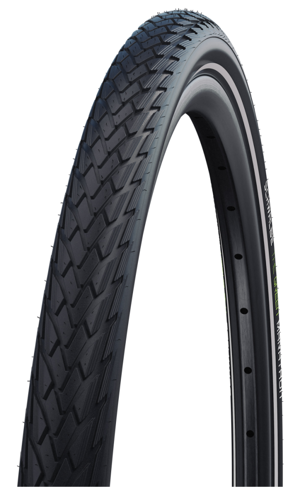 Schwalbe Pneu Green Marathon 700x38C GG Starr mit Reflexstreifen black