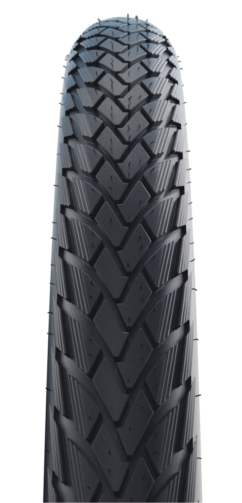 Schwalbe Pneu Green Marathon 700x38C GG Starr mit Reflexstreifen black