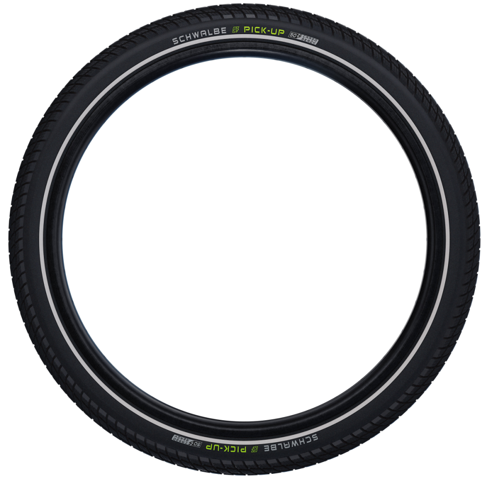 Schwalbe Pneu Pick-Up 20x2.15 Starr mit Reflexstreifen black