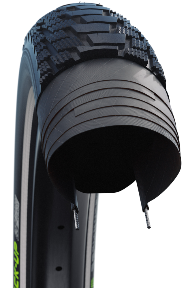 Schwalbe Pneu Pick-Up 20x2.15 Starr mit Reflexstreifen black