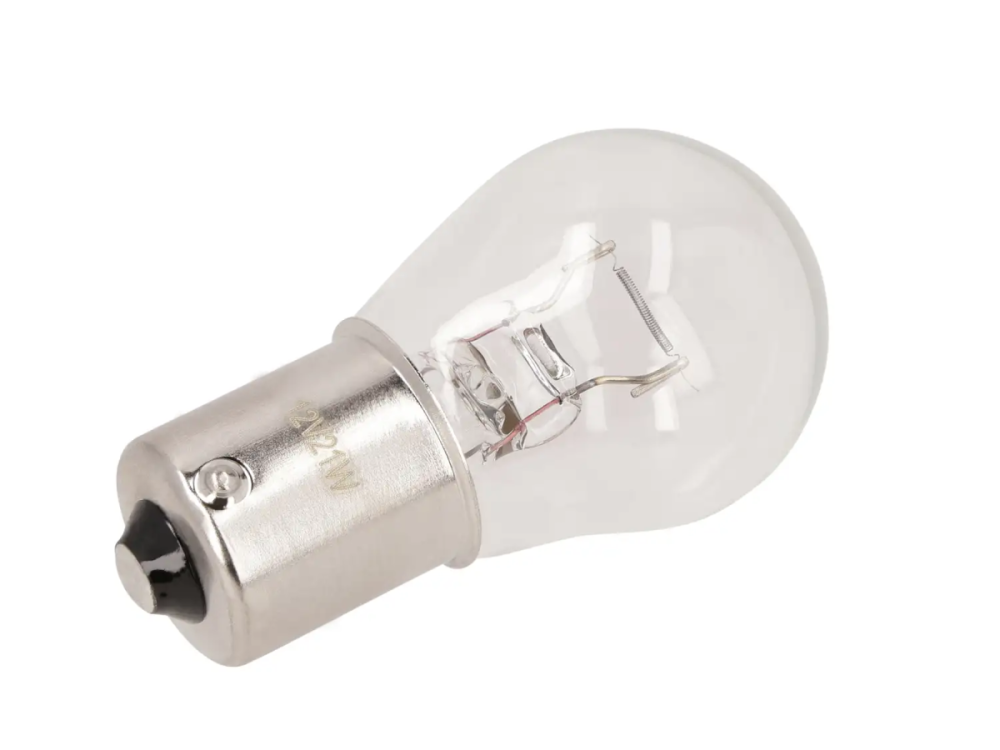 GPO Birne 12V 21W BA15s weiss