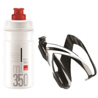 Elite Kit Ceo für Kinder Bidon 350ml transparent / Bidonhalter schwarz