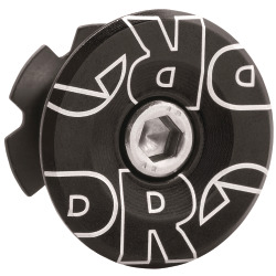 Pro Ahead Deckel 1 1/8" Alu mit Schraube und Kralle schwarz eloxiert