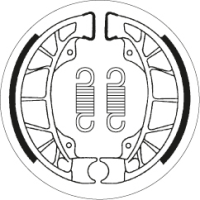 SBS Bremsbacken 2195 Ø 110x25