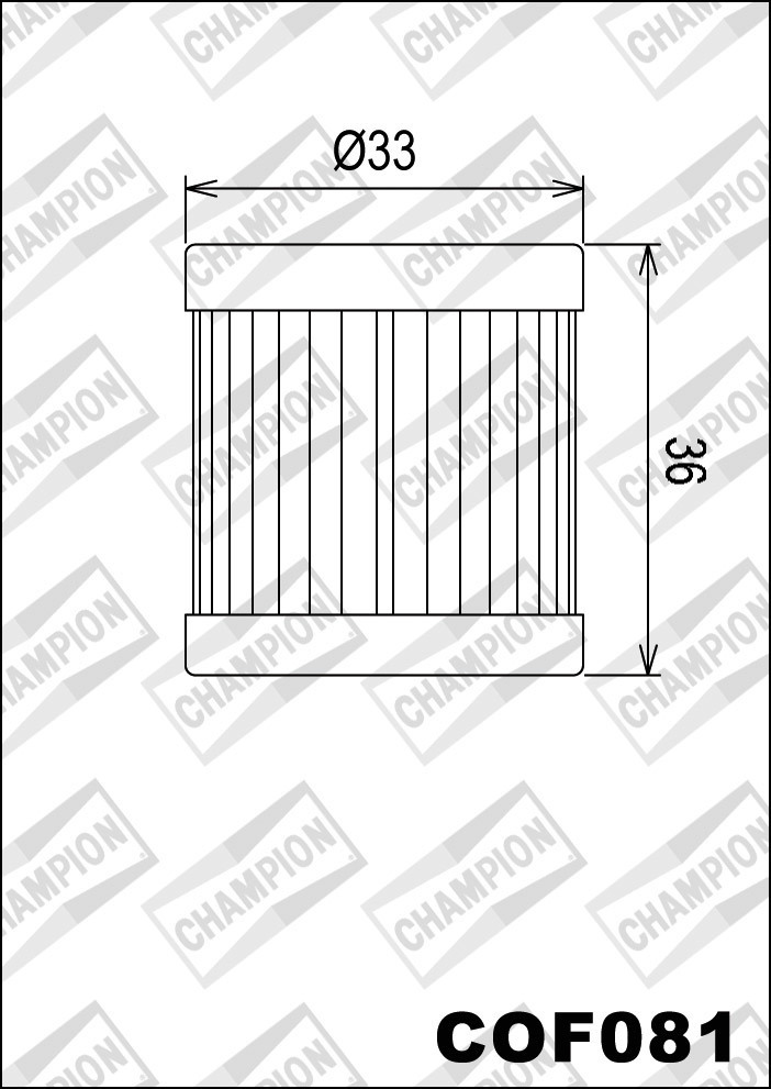 Champion Ölfilter COF081