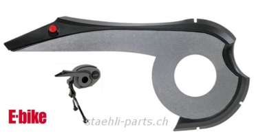 Hebie Kettenschutz HEBIE 0315 E-Bike silber/schwar